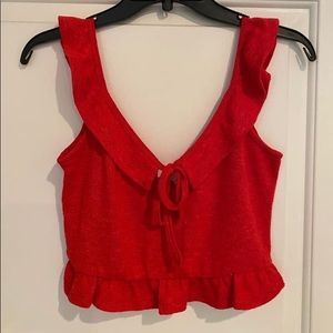Pacsun Red crop top